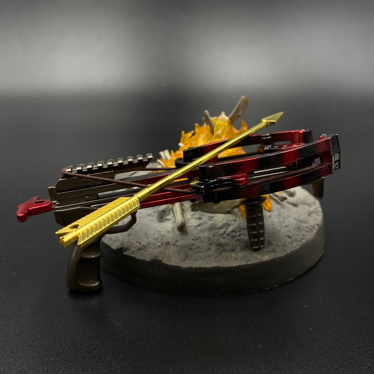 Delta Force Game Inspired Saeed Crossbow Metal Replica Collectible Display Toy for Game Fans
