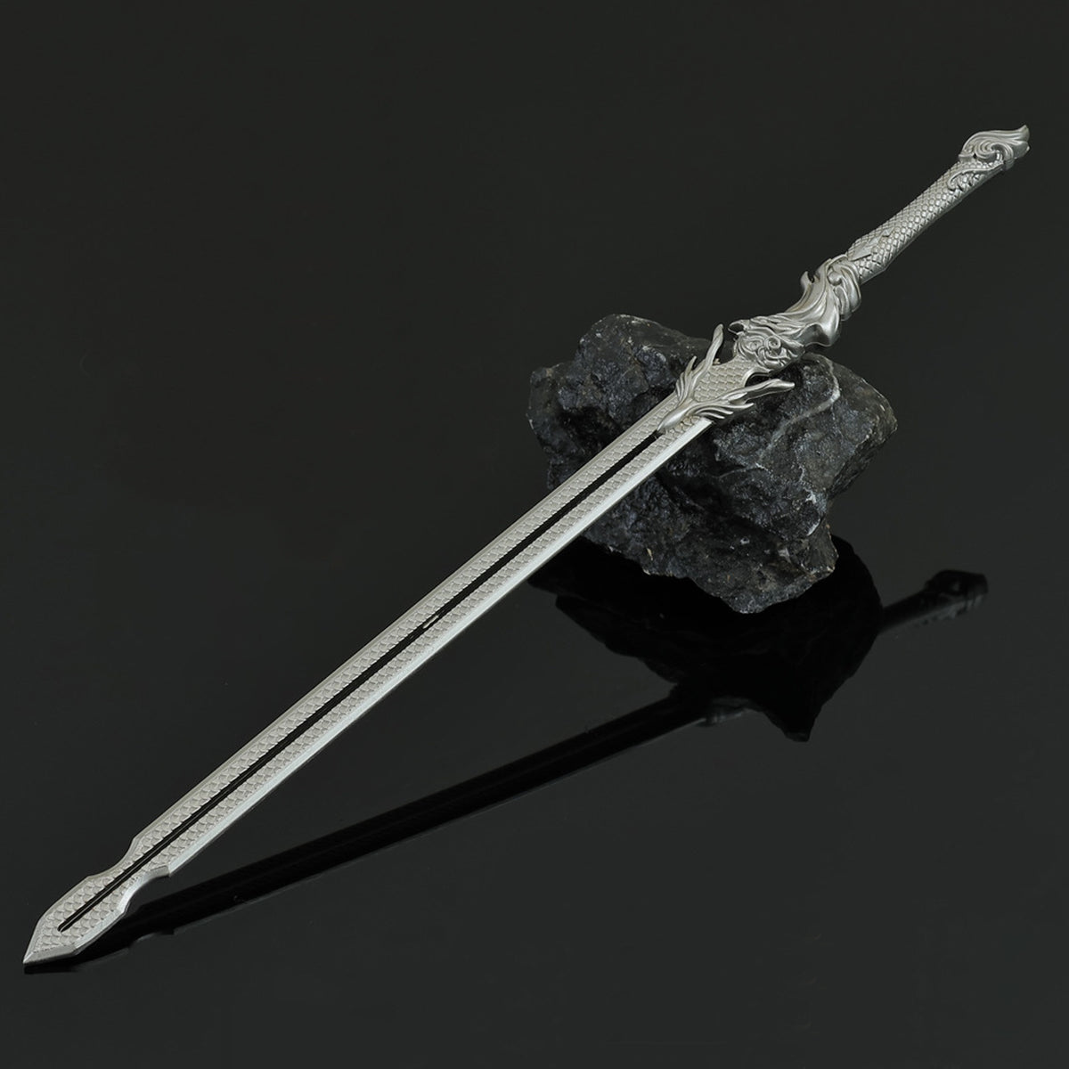 Qingyang Sword from Cang Yuantu Mini Metal Anime Sword Collectible Prop