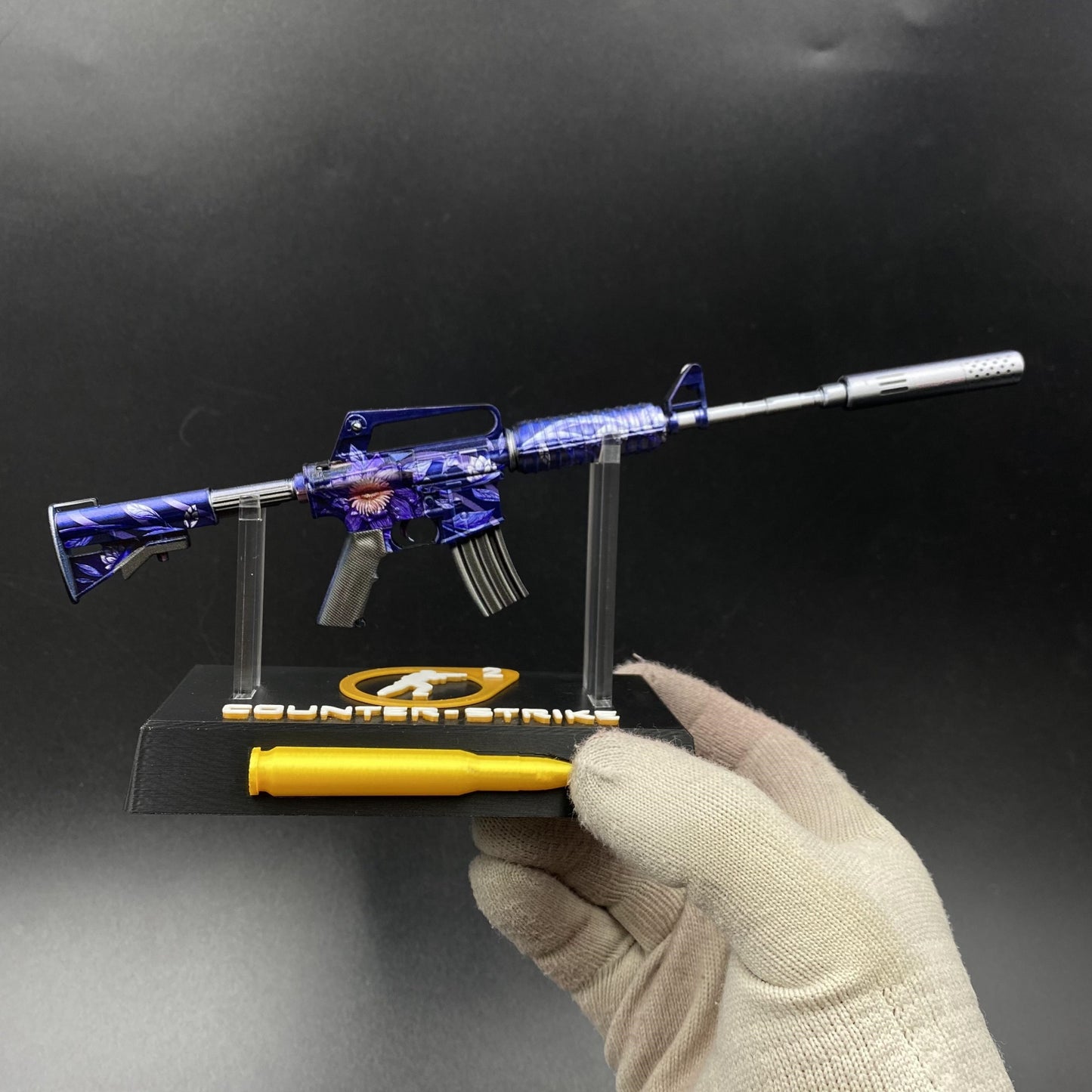 Hot Game CS Black Lotus M4A1-S Metal Replica For Collectible