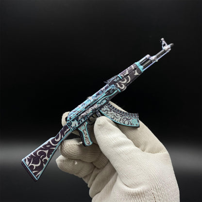 Hot Game CS2 AK47 Frontside Misty Mini Metal Replica Game Prop Collectible