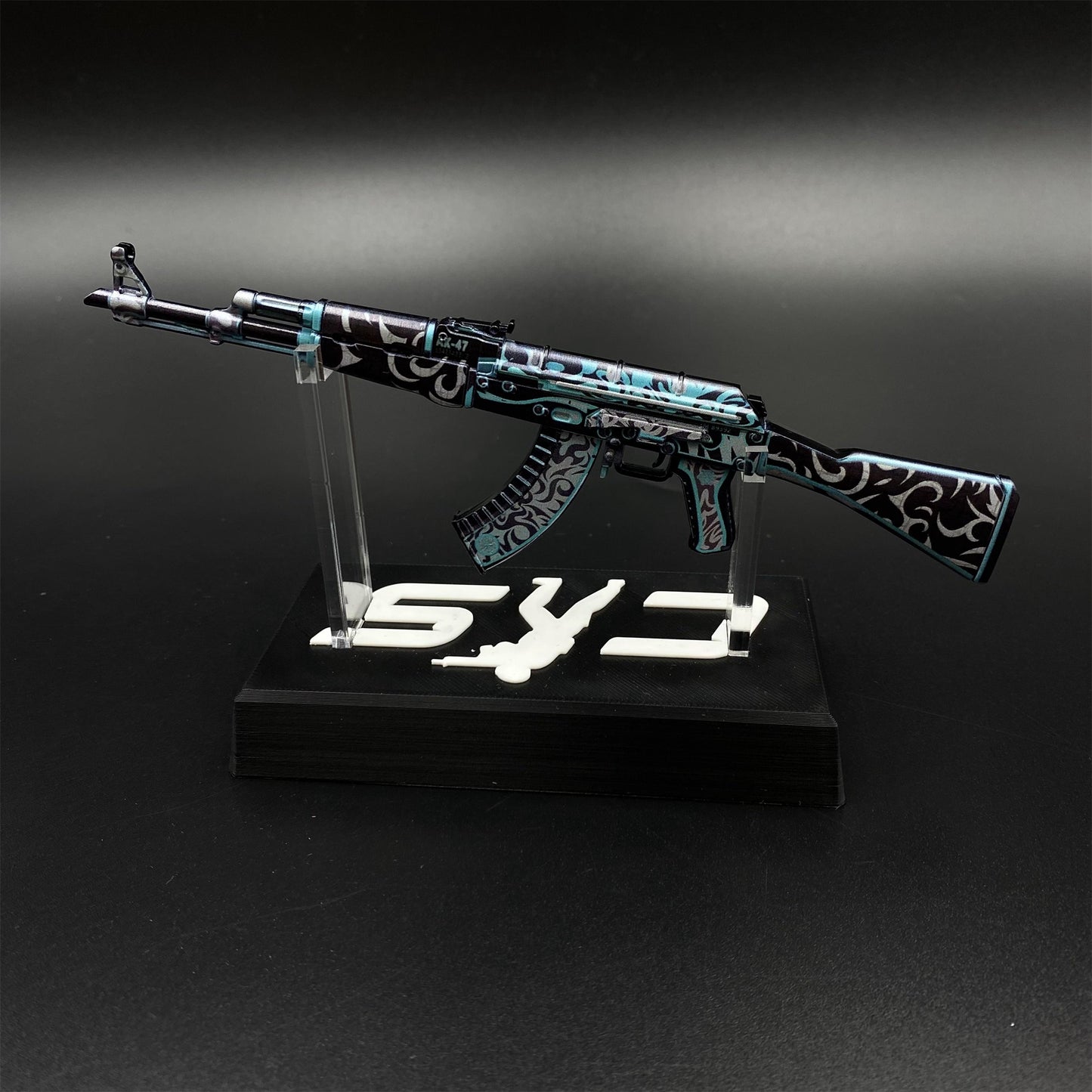 Hot Game CS2 AK47 Frontside Misty Mini Metal Replica Game Prop Collectible