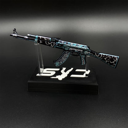 Hot Game CS2 AK47 Frontside Misty Mini Metal Replica Game Prop Collectible