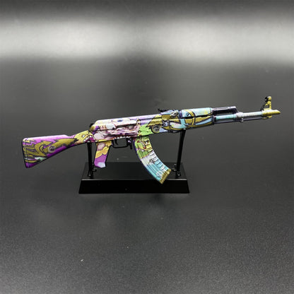 Metal Tiny CS2 Hot Skin B the Monster AK47 Gun Miniature For Collection