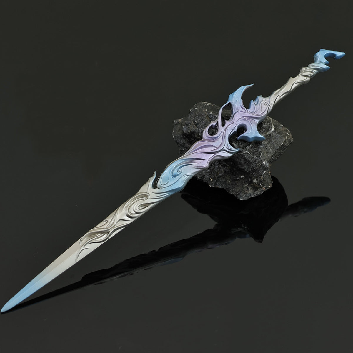 Chuyi Flying Sword Metal Replica, Jian Lai Xianxia Weapon Prop, Collectible Desktop Decoration Gift