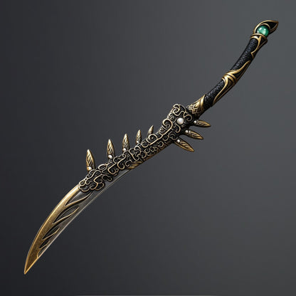 Mortal Cultivation Biography- Handmade "Golden Mother-Son Spirit Blade" is perfectly restored Han Li weapon replica