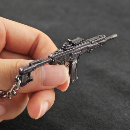 Delta Force K437 Mini Tactical Assault Rifle Alloy Keychain
