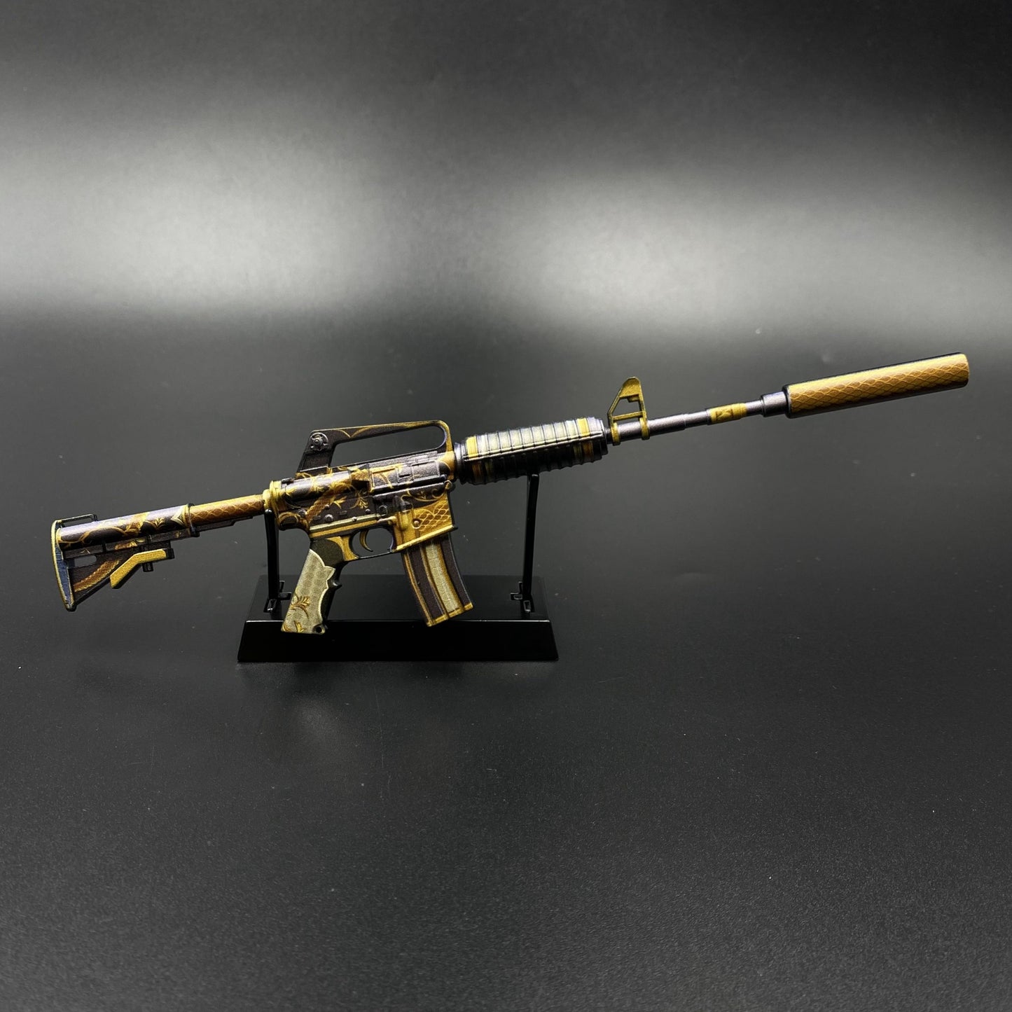 CS Golden Coil M4A1-S Metal Replica Game Prop Collectible