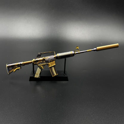 CS Golden Coil M4A1-S Metal Replica Game Prop Collectible