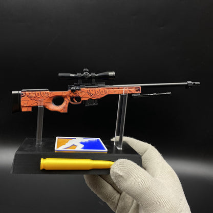 CS2 Game Peripheral - Tiny Gun BOOM AWP Metal Replica Game Prop Collectible