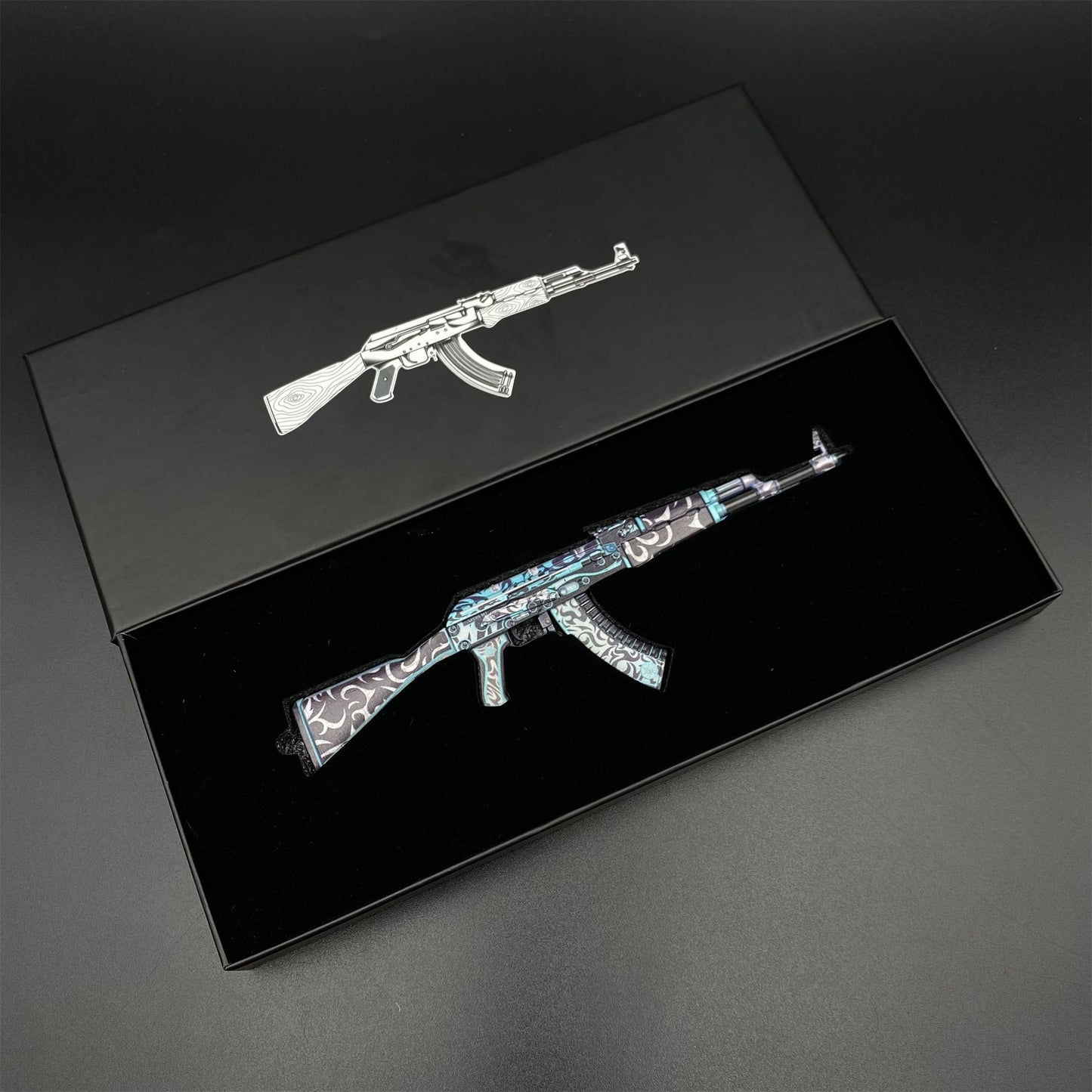 Hot Game CS2 AK47 Frontside Misty Mini Metal Replica Game Prop Collectible