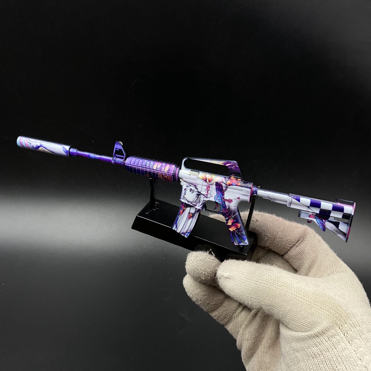 CS2 Vaporwave M4A1-S Metal Replica Game Prop Collectible