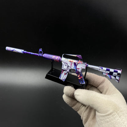 CS2 Vaporwave M4A1-S Metal Replica Game Prop Collectible