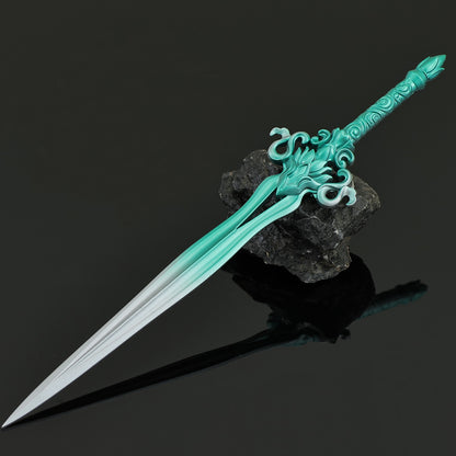 Flying Sword Fifteen Metal Replica Jian Lai Xianxia Weapon Prop Collectible Desktop Decoration Gift