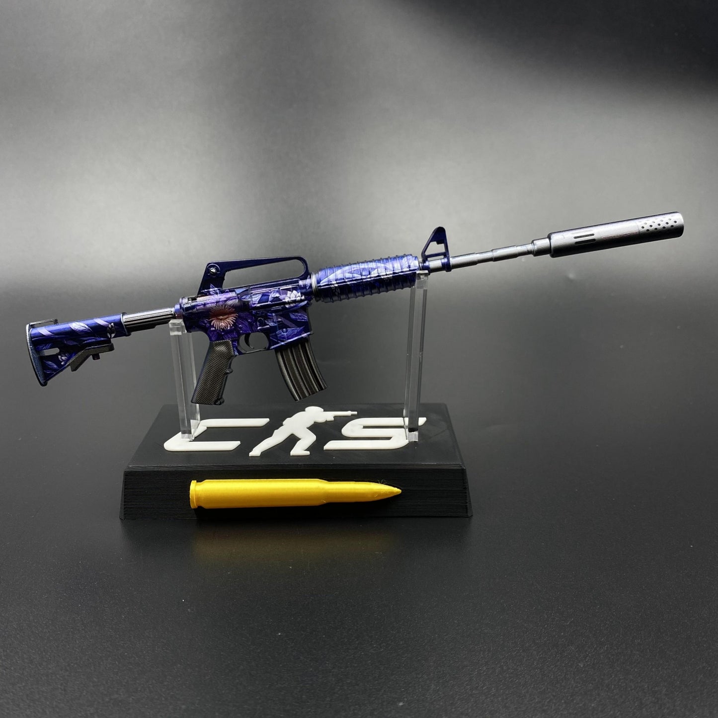Hot Game CS Black Lotus M4A1-S Metal Replica For Collectible