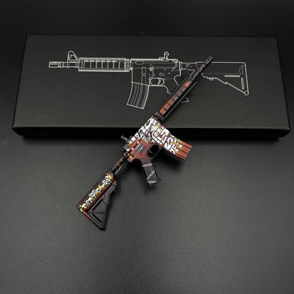 CS2 Game Skin M4A4 Hellfire Mini Metal Game Replica For Collection