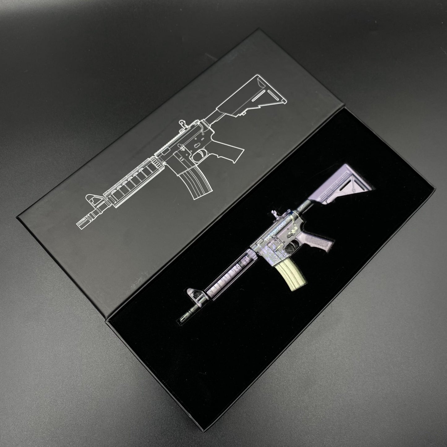 CS Game Skin M4A4 Polysoup Mini Metal Game Replica For Collection