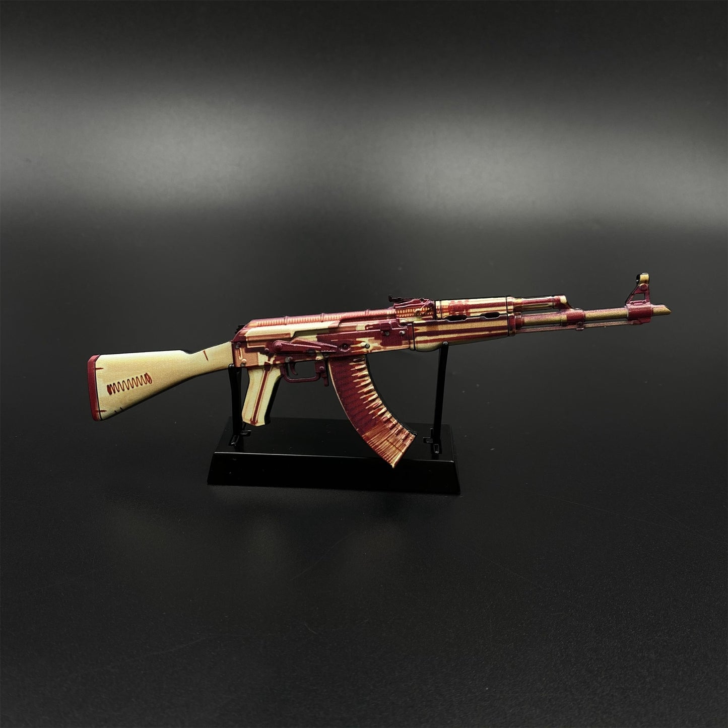 Hot Game CS2 AK47 X-Ray Skin Mini Metal Replica Game Prop Collectible