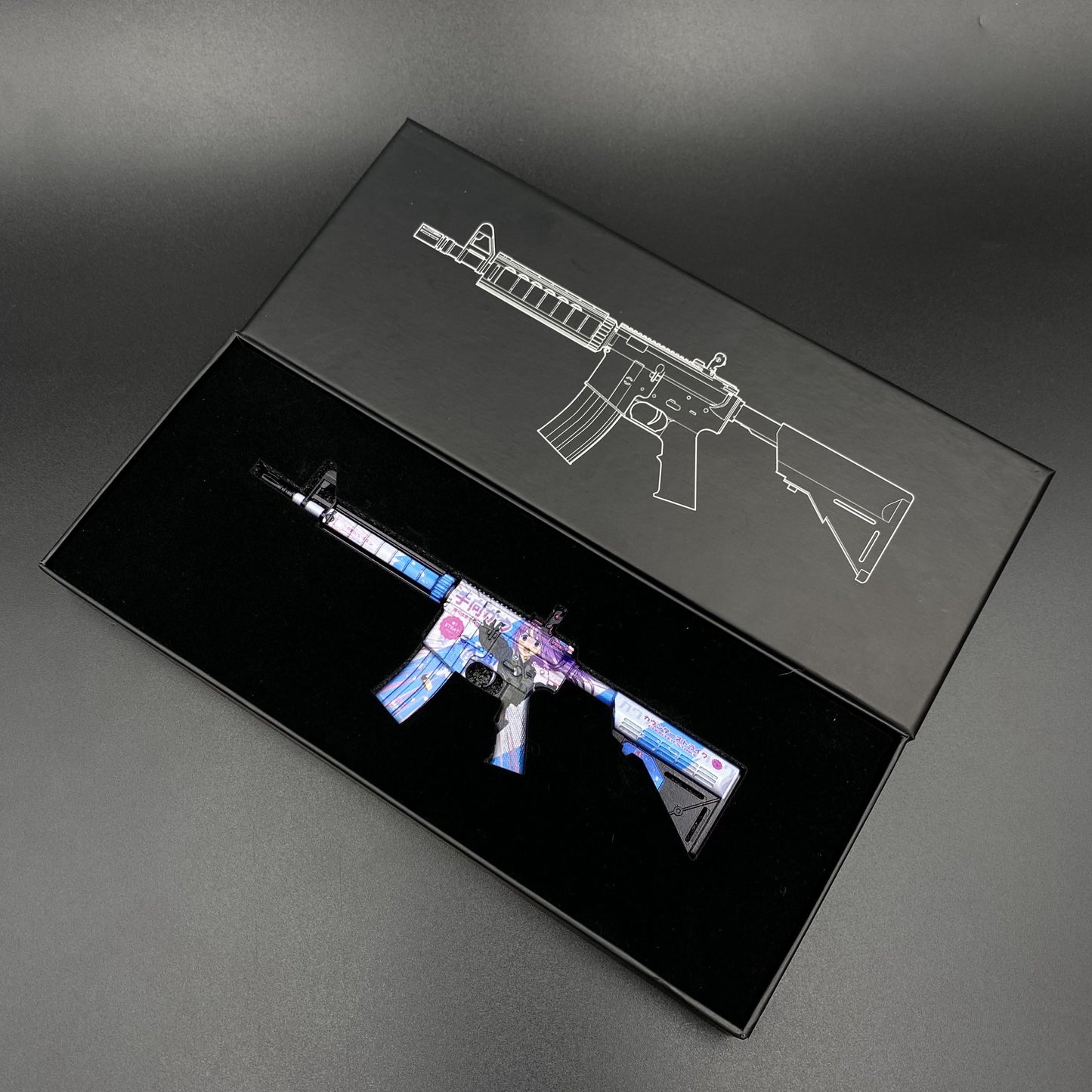 Hot Skin M4A4 Temukau Mini Game Replica Game Prop Collectible