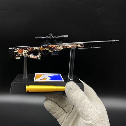 Hot Game CS2 PAW AWP Sniper Rifle Metal Replica Game Prop Collectible