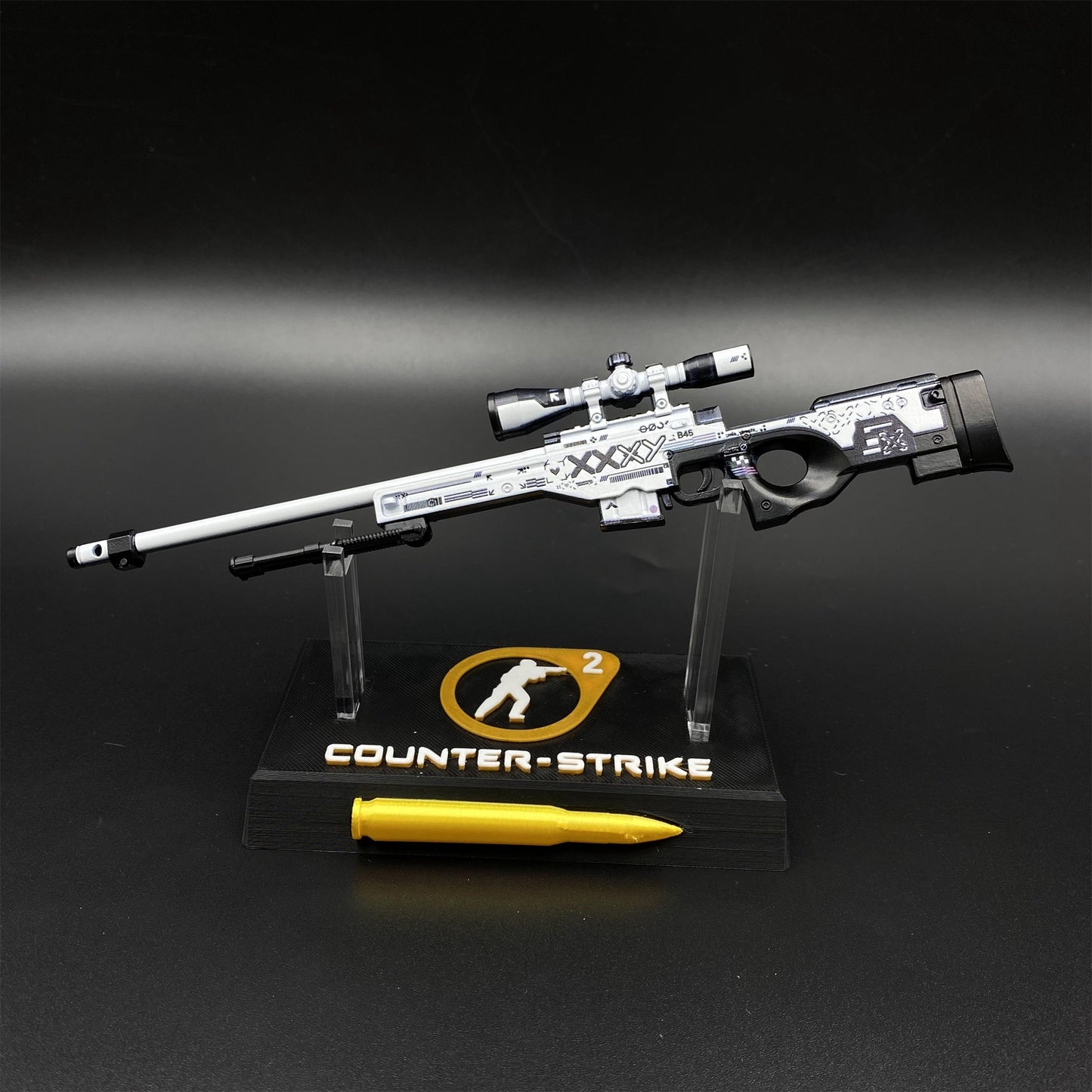 CS2 Game Peripheral - AWP Printstream Miniature Replica Game Prop Collectible