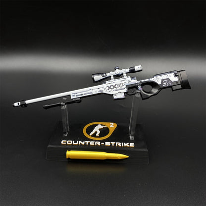 CS2 Game Peripheral - AWP Printstream Miniature Replica Game Prop Collectible