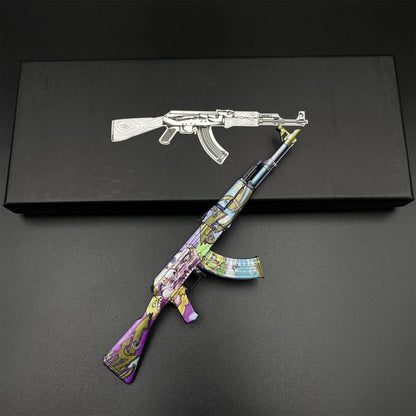 Metal Tiny CS2 Hot Skin B the Monster AK47 Gun Miniature For Collection