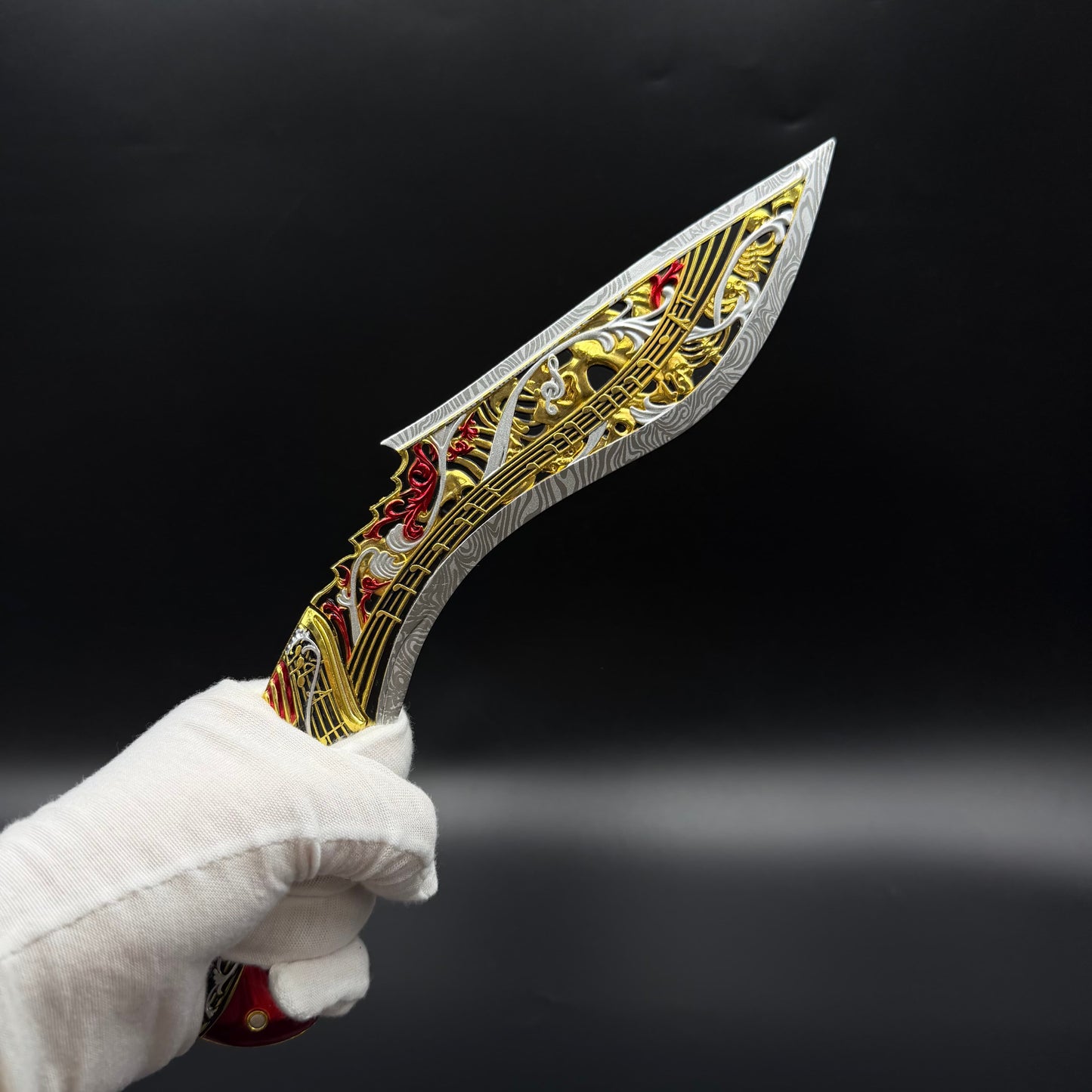 29cm/11.4'' S10 Knife ELEGY Tactical FPS Game Weapon Replica - Game Collectible Decorative Ornament