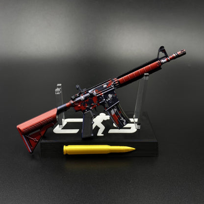 M4A4 Red DDPAT Gun CS2 Game Replica For Collectible