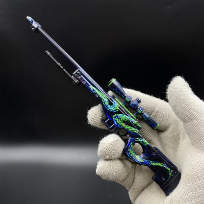 Metal AWP Atheris Mini Model Game Fan Art For Display