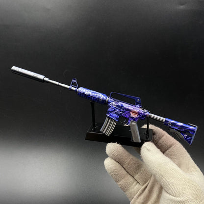 Hot Game CS Black Lotus M4A1-S Metal Replica For Collectible
