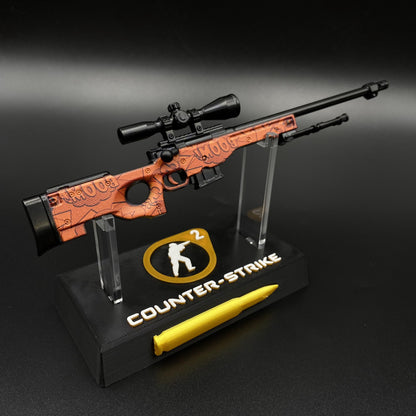CS2 Game Peripheral - Tiny Gun BOOM AWP Metal Replica Game Prop Collectible