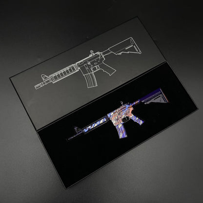 CS Game Skin M4A4 Dragon King Mini Metal Game Replica For Collection