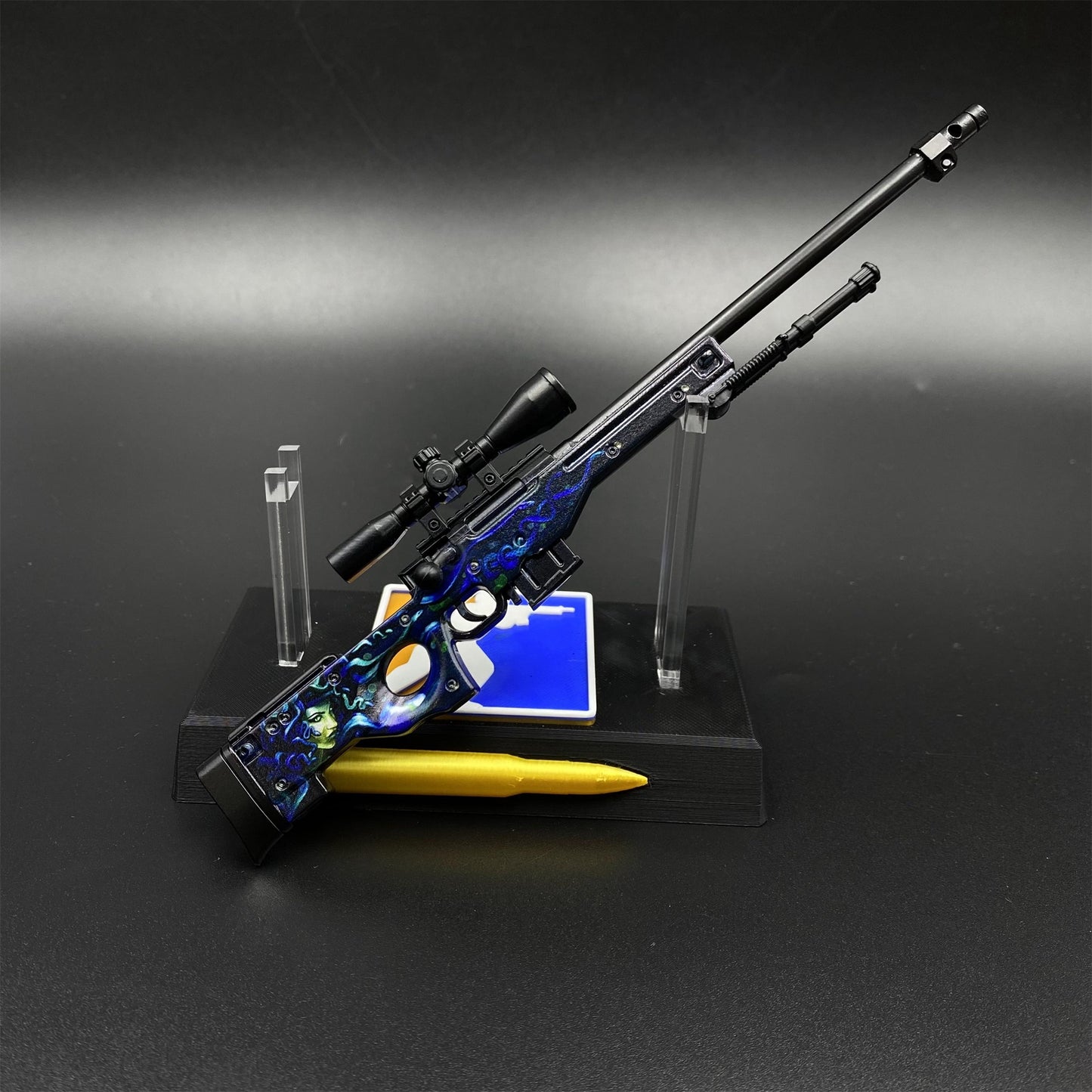 Hot Game CS2 Medusa AWP Metal Replica Game Prop Collectible