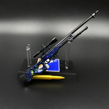 Hot Game CS2 Medusa AWP Metal Replica Game Prop Collectible