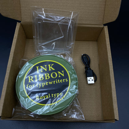 3D Printed Ink Ribbon Speaker Replica Prop, Horror Game Fan Art Desktop Decor, Collectible Gaming Ornament Gift
