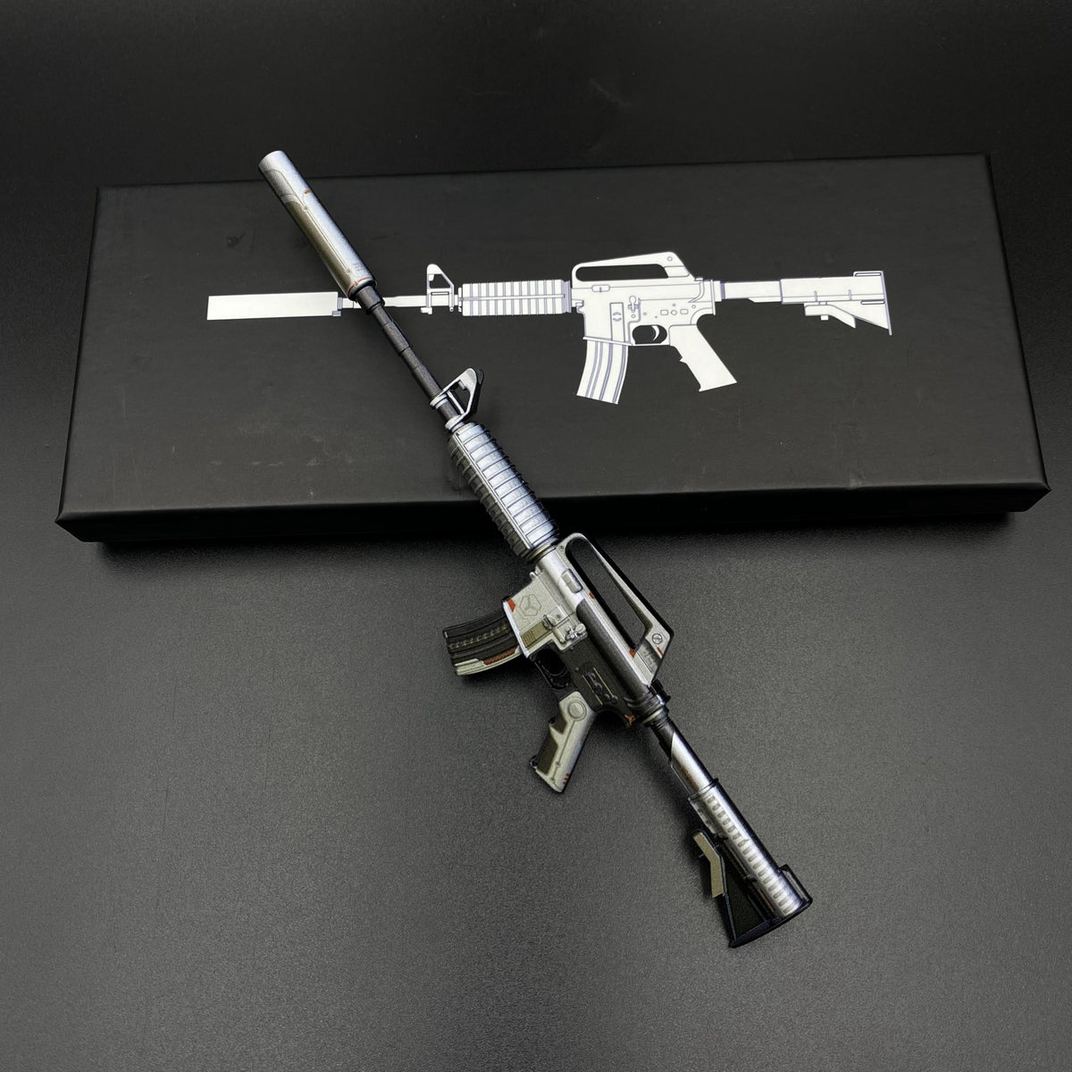 CS2 Game Peripheral - Mecha Industries M4A1-S Metal Replica Game Prop Collectible
