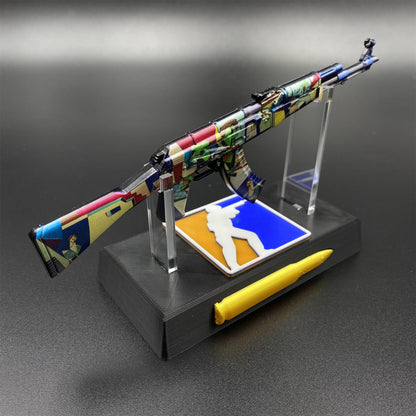 Hot Game CS2 AK47 Leet Museo Metal Replica Game Prop Collectible