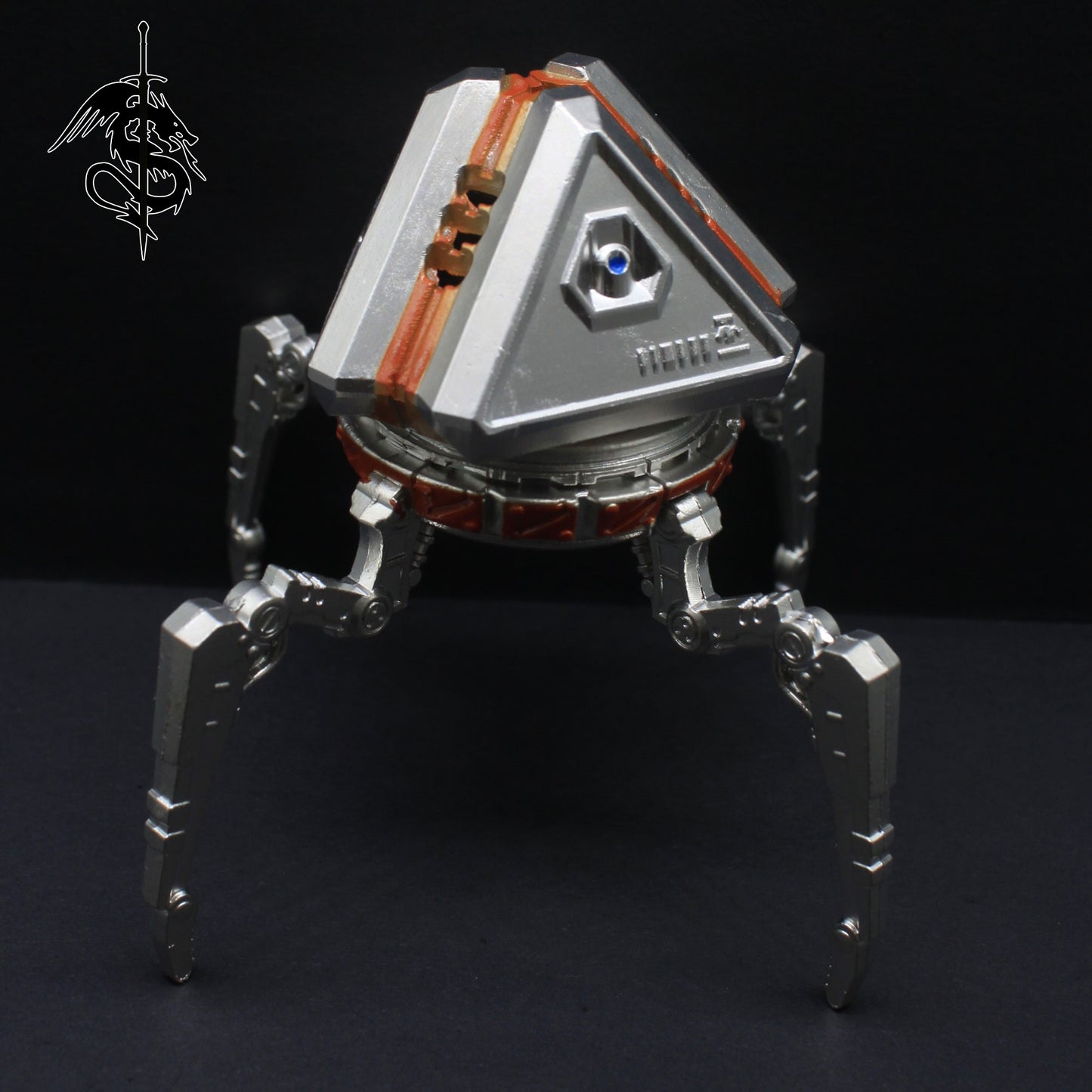 Glowing Heirloom Loot Robot Metal Figure Display 