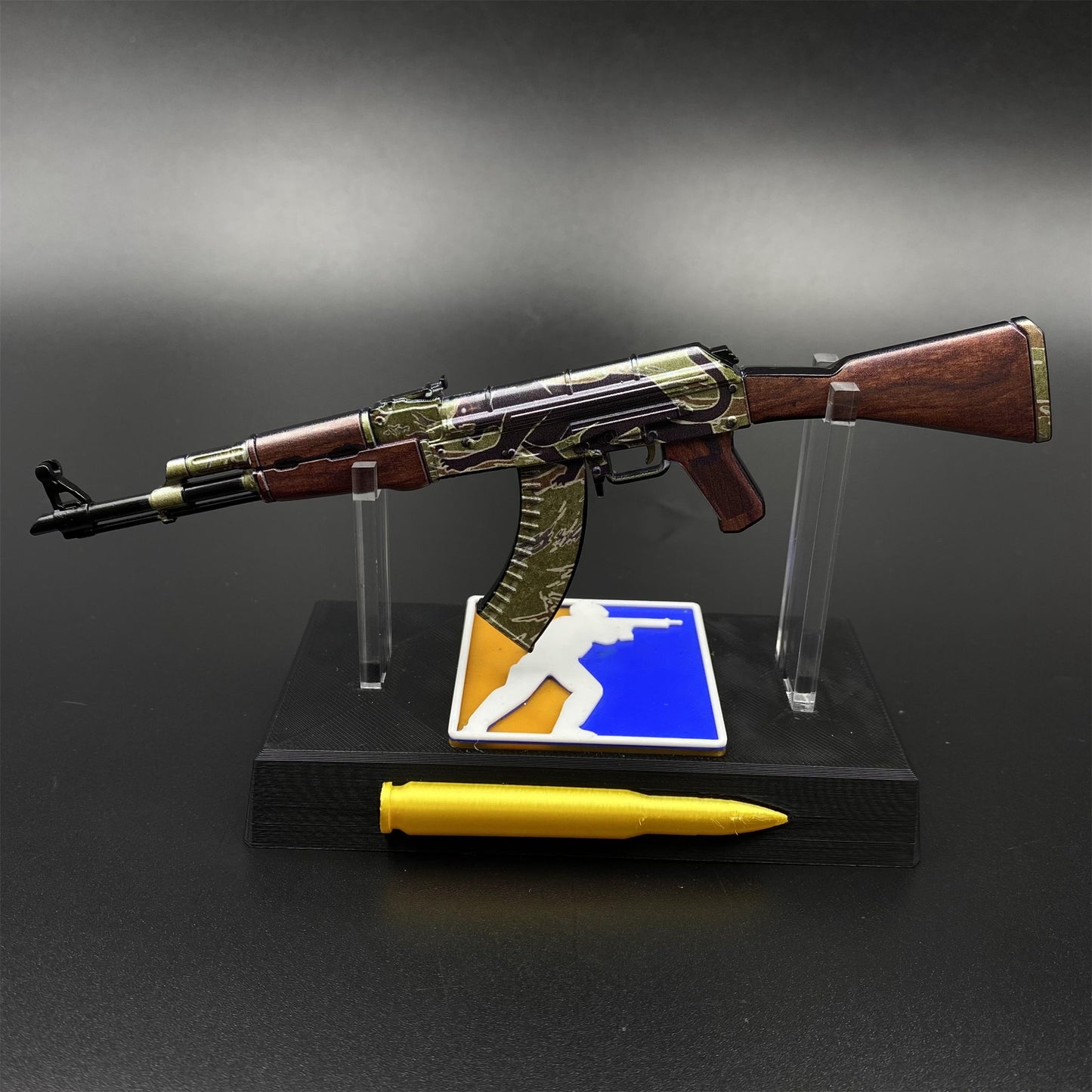 Tiny AK-47 Jaguar Miniature Metal CSGO Fan Art For Display