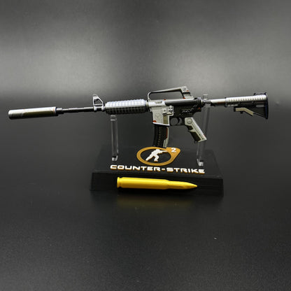CS2 Game Peripheral - Mecha Industries M4A1-S Metal Replica Game Prop Collectible