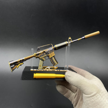 CS Golden Coil M4A1-S Metal Replica Game Prop Collectible