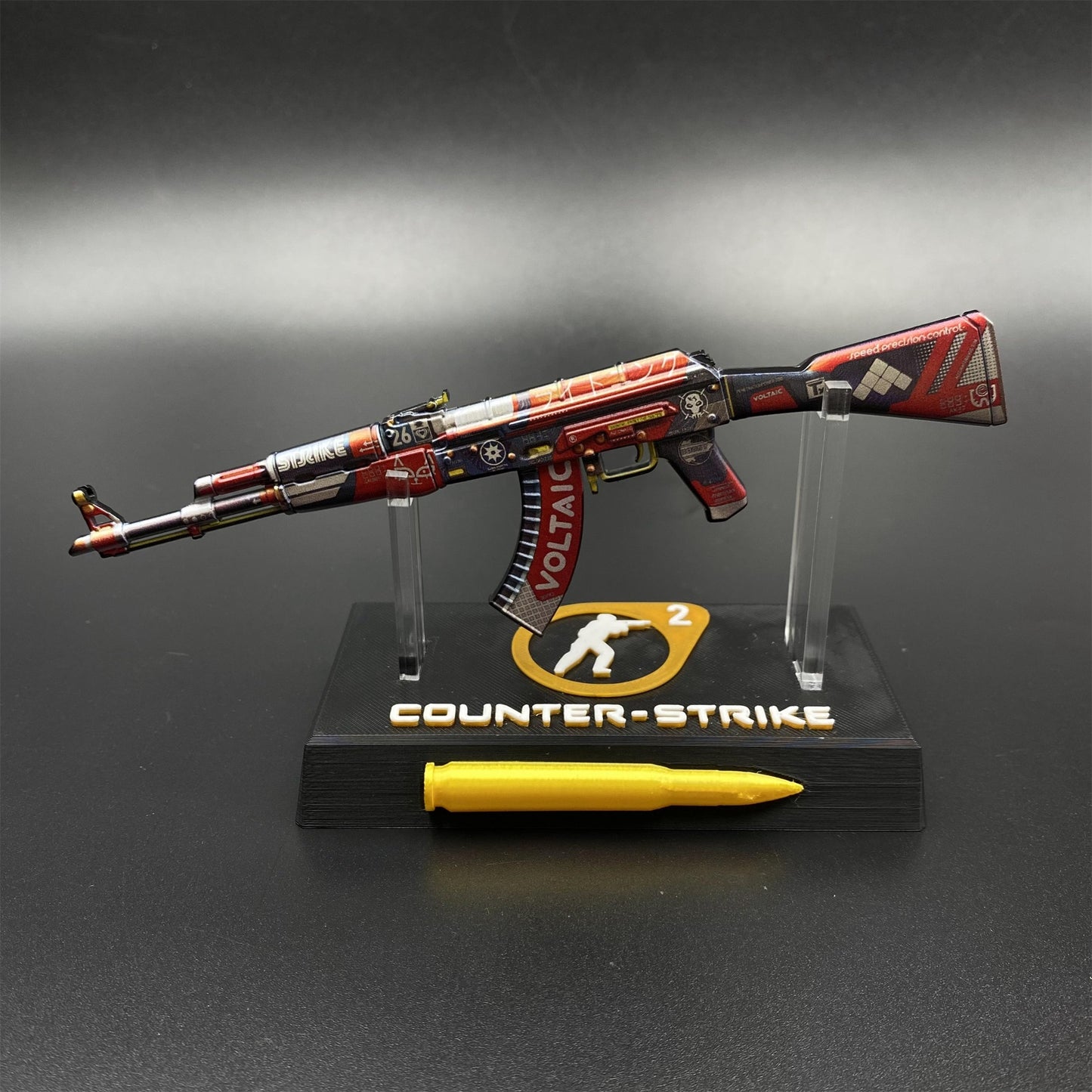 Hot Game CS2 Bloodsport AK47 Metal Replica Game Prop Collectible