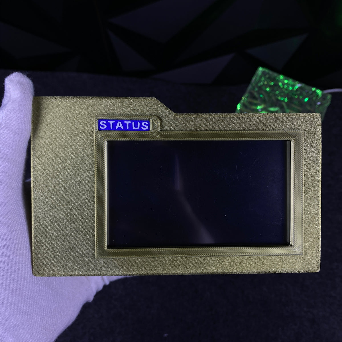 3D Printed Biohazard Code Veronica Inspired Chris Status Panel Replica Prop