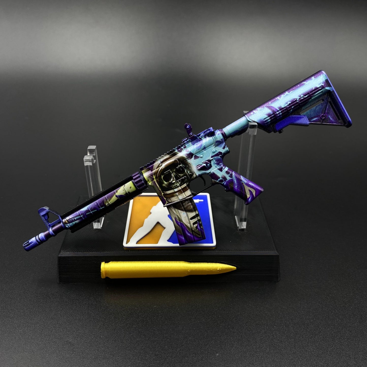 CS Skin M4A4 Desolate Space Mini Metal Replica For Collectible