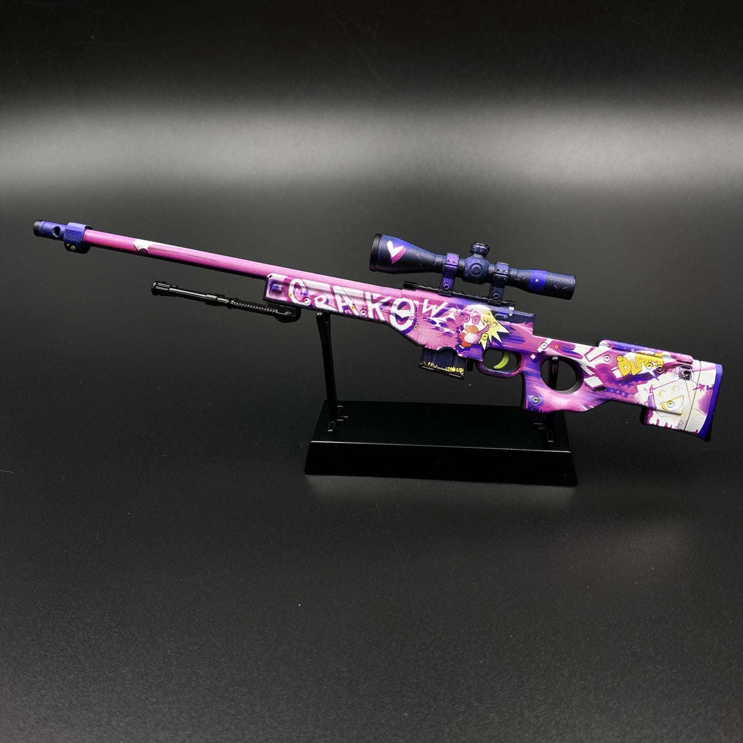 CS2 Game Peripheral - Tiny Gun Crakow! AWP Metal Replica Game Prop Collectible