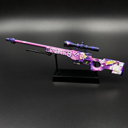 CS2 Game Peripheral - Tiny Gun Crakow! AWP Metal Replica Game Prop Collectible