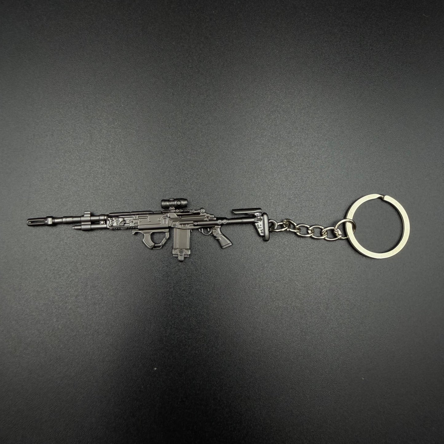 Mini Metal Gun Props Keychain - Gaming Weapon Backpack Pendant