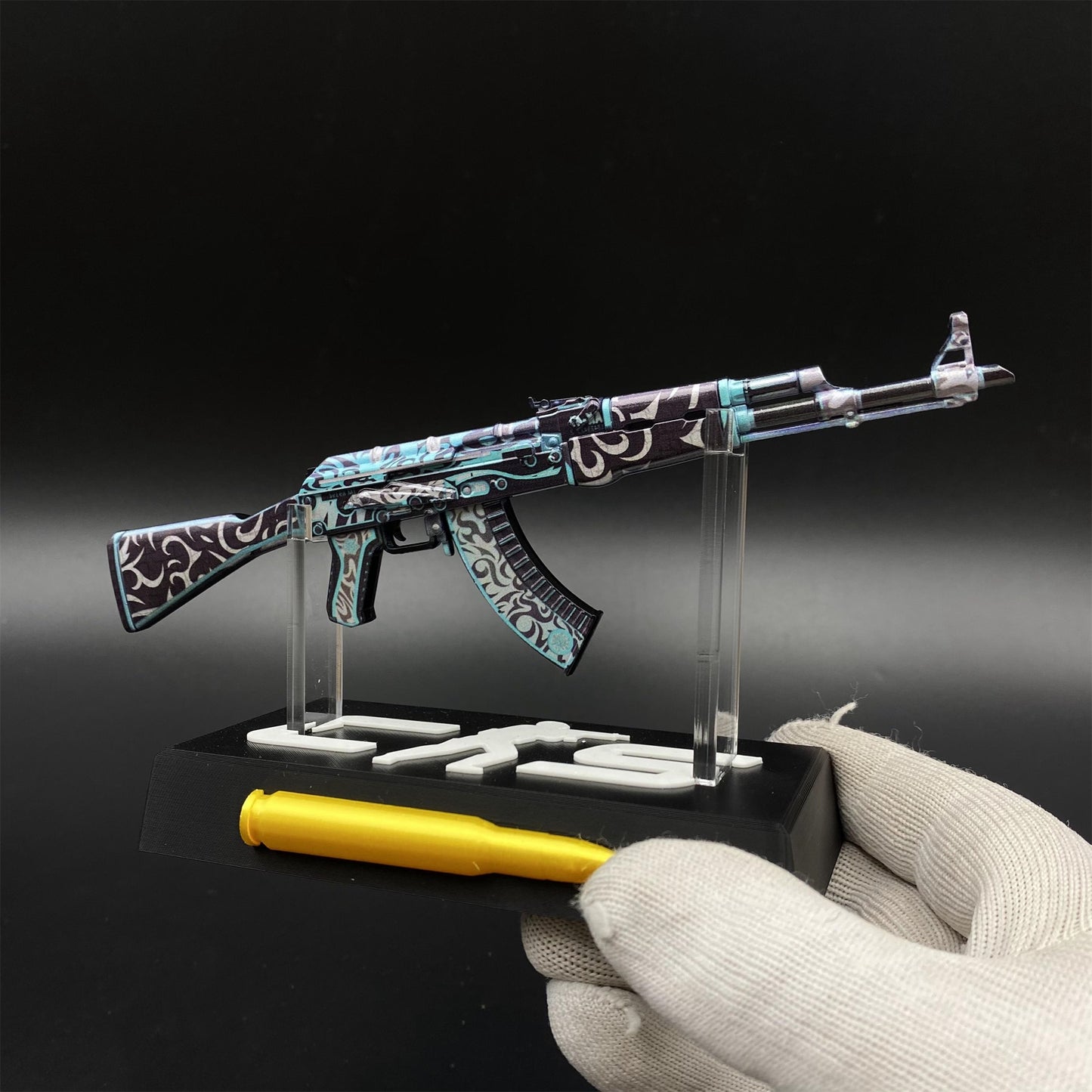 Hot Game CS2 AK47 Frontside Misty Mini Metal Replica Game Prop Collectible