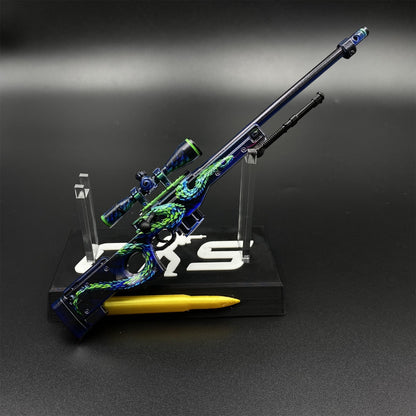 Metal AWP Atheris Mini Model Game Fan Art For Display