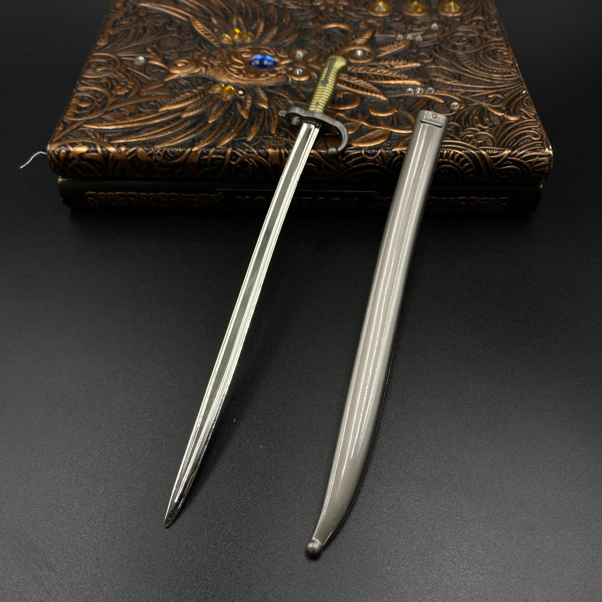 Vintage Bayonet Mini Replica Chassepot Bayonet Mini Replica Metal Collectible